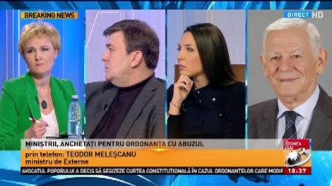 Ministrul Afacerilor Externe, Teodor Meleşcanu, despre situația din Rom&acirc;nia
