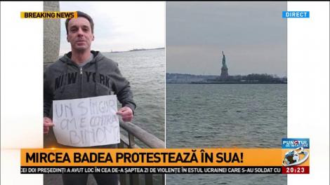 Mircea Badea, despre protestul său la New York