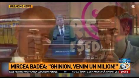 Mircea Badea: Ghinion, venim un milion