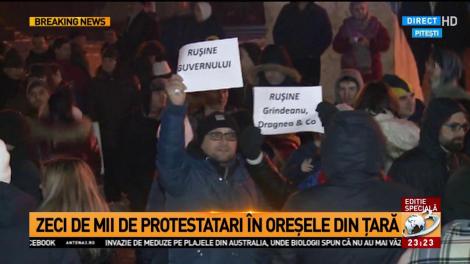 Vocea străzii, &icirc;n a patra zi de proteste: zeci de mii de oameni au ieșit &icirc;n orașele țării