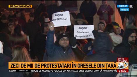 Vocea străzii, în a patra zi de proteste: zeci de mii de oameni au ieșit în orașele țării