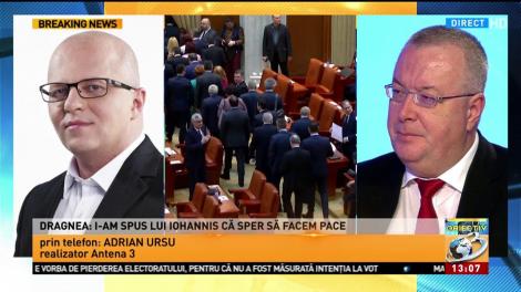 Adrian Ursu: Ceea ce am văzut astăzi a fost un exercițiu eșuat de dialog din partea lui Iohannis și a coaliției majoritare