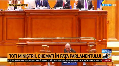 Traian Băsescu, &icirc;n Parlamentul Rom&acirc;niei: Mulțumesc ayatollahului