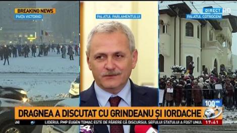 Liviu Dragnea a discutat cu Grindeanu şi Iordache