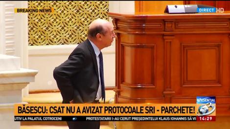 Traian Băsescu,  schimb de replici cu președintele Senatului, Călin Popescu Tăriceanu