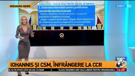 Iohannis şi CSM, înfrângere la CCR