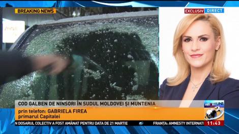 Gabrial Firea: Am acționat din timpul nopții cu material antiderapant În București se circulă normal, în condiții de iarnă