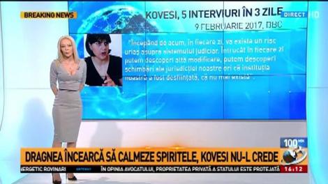 Dragnea încearcă să calmeze spiritele, Kovesi nu-l crede