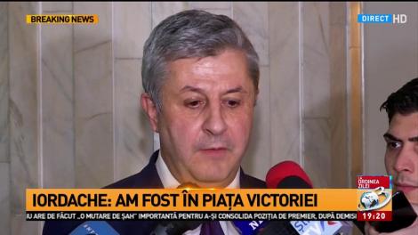 Florin Iordache: Am fost &icirc;n piaţa Victoriei