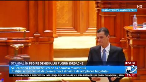 Scandal &icirc;n PSD pe demisia lui Iordache