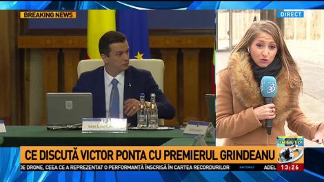 Victor Ponta, întâlnire cu premierul Grindeanu