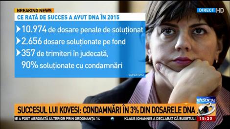 Cum manipulează Kovesi dosarele ca să spele imaginea DNA