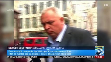 Nicușor Constantinescu, adus cu duba la DNA