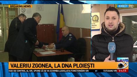 Valeriu Zgonea, la sediul DNA Ploiești