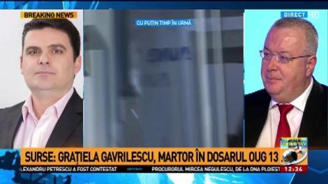 Radu Tudor comentează prezența Gavrielei Gavrilescu la DNA