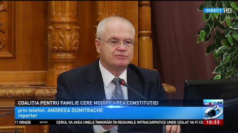 Coaliția pentru familie cere modificarea Constituției