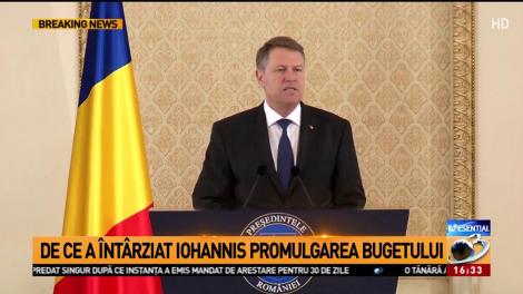 Surse: De ce a &icirc;nt&acirc;rziat președintele Klaus Iohannis promulgarea bugetului