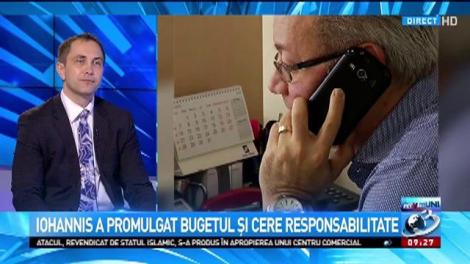 Lucian Isar: Faptul că avem un buget este un lucru foarte bun. El trebuie echilibrat prin introducerea unor noi taxe sau noi ajustări