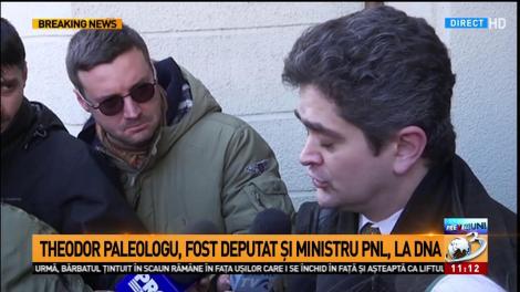 Theodor Paleologu a ieșit din sediul DNA unde a fost audiat &icirc;n legătură cu campania electorală din 2012