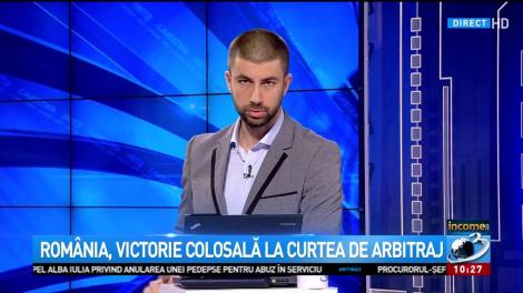 Răzvan Nicolescu, despre victoria colosală a României la Curtea de Arbitraj