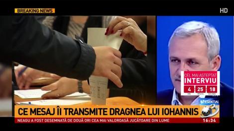 Ce mesaj îi transmite Dragnea lui Iohannis