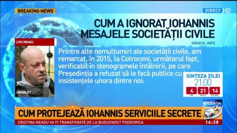 Cum a ignorat Iohannis mesaele societăţii civile