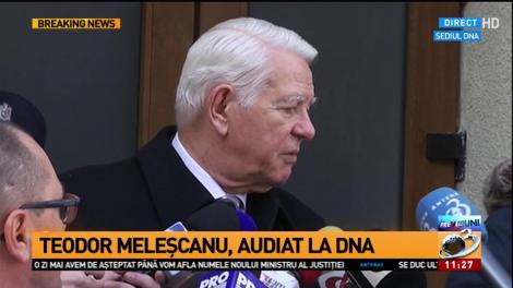 Ministrul Meleşcanu (MAE), audiat la DNA: Dosarul OUG 13, o încercare de doborâre a Guvernului Grindeanu