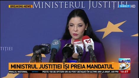 Ana BIrchall a predat mandatul de la Justiție