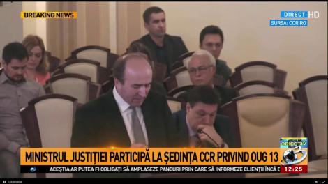 Ministrul Justiției participă la ședința CCR privind OUG13