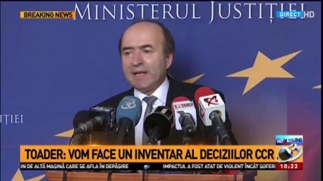 Tudorel Toader a preluat portofoliul Ministerului Justiției