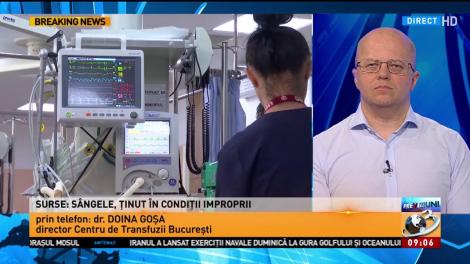 Directorul centrului de Transfuzii București, la Previziuni