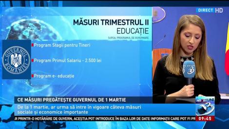 Ce măsuri pregătește Guvernul de 1 martie