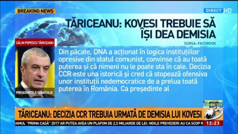 Tăriceanu, declarație de ultimă oră