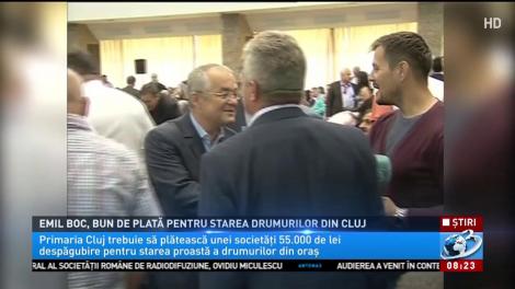 Emil Boc, bun de plată pentru starea drumurilor din Cluj