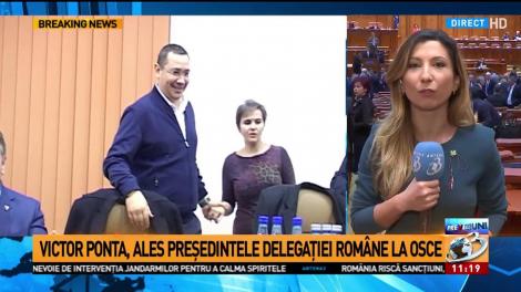Ponta, ales președintele Delegației Rom&acirc;ne la OSCE