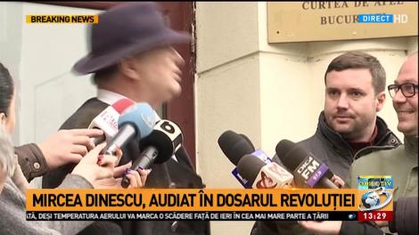 Mircea Dinescu, declarații la ieșirea de la Parchet