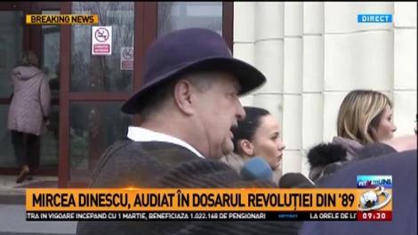 Mircea Dinescu, audiat &icirc;n Dosarul Revoluției din 1989: &Icirc;n loc să spunem povești la gura sobei, spunem povești la gura parchetului