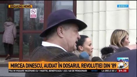 Mircea Dinescu, audiat în Dosarul Revoluției din 1989: În loc să spunem povești la gura sobei, spunem povești la gura parchetului