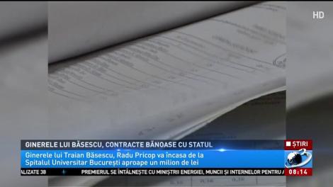 Ginerele lui Băsescu, contracte bănoase cu statul