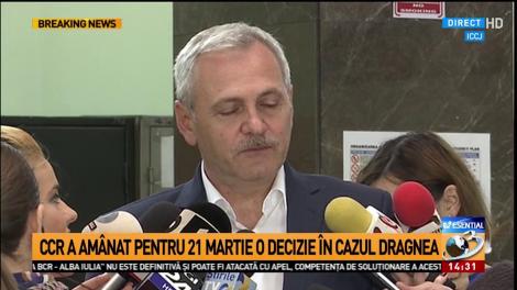 Dragnea: Cred &icirc;n nevinovăția mea