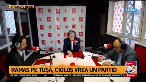 Rămas pe tuşă, Cioloş vrea un partid. Radu Tudor: Cioloş are şanse de 0,21% să câştige alegerile viitoare