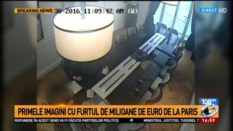 Primele imagini cu furtul de milioane de euro de la Paris