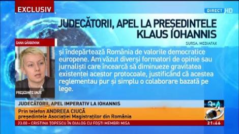 Preşedintele Asociaţiei Magistraţilor din România, la Q&A: