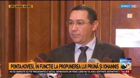 Victor Ponta, declarații la Parlament