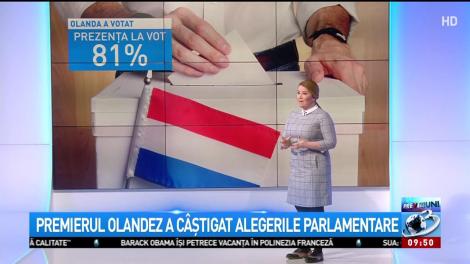 Be EU: Premierul olandez a c&acirc;știgat alegerile parlamentare