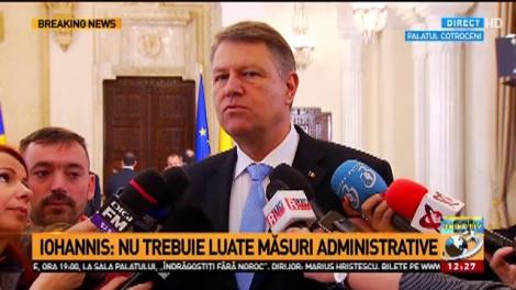 Președintele Iohannis, declarații după ceremonia de decorare a lui Ionescu Quintus