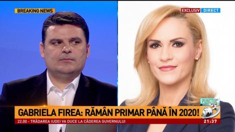 Gabriela Firea: Rămân primar până în 2020!