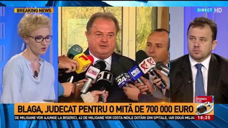 Vasile Blaga, trimis &icirc;n judecată pentru trafic de influenţă
