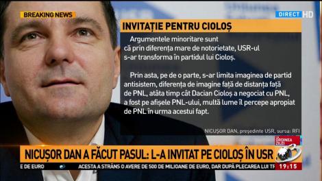 Nicuşor Dan a făcut pasul: L-a invitat pe Cioloş &icirc;n PNL