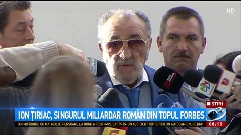 Ion Tiriac, singurul miliardar roman din topul Forbes